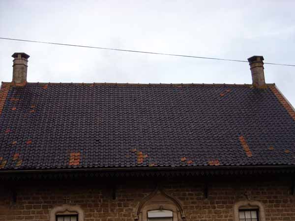 Boulogne sur Mer - La Poterie - Toiture tuile - Gros-plan